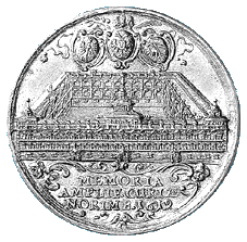 Medaille 1619 von Christian Maler auf den Neubau des Rathausesin Nuernberg