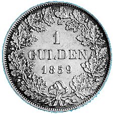 Bayern, 1 Gulden 1859