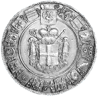 Fulda, Konventionstaler 1788, geprägt zur Sedisvakanz