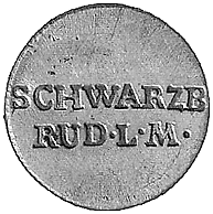 Schwarzburg-Rudolstadt, Landmuenze zu 6 Pfennig 1800