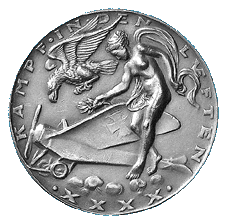 Medaille 1916 von Karl Goetz auf Oswald Boelcke