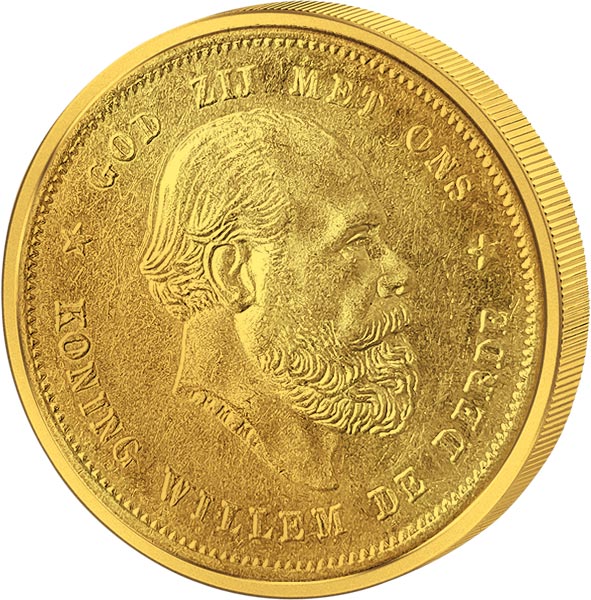 Vorderseite Niederländischer Gulden