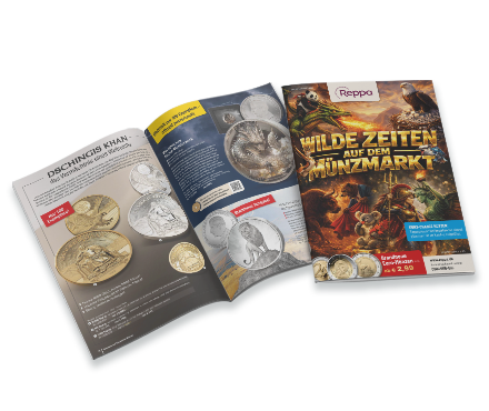 Der aktuelle Reppa Münzenkatalog Titel- und Innenseiten des aktuellen Reppa Münzenkatalogs